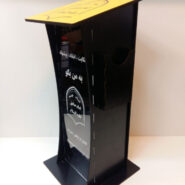 باکس ایستاده چوبی شفاف