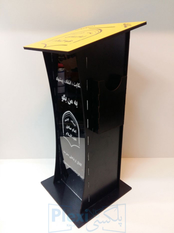 باکس ایستاده چوبی شفاف