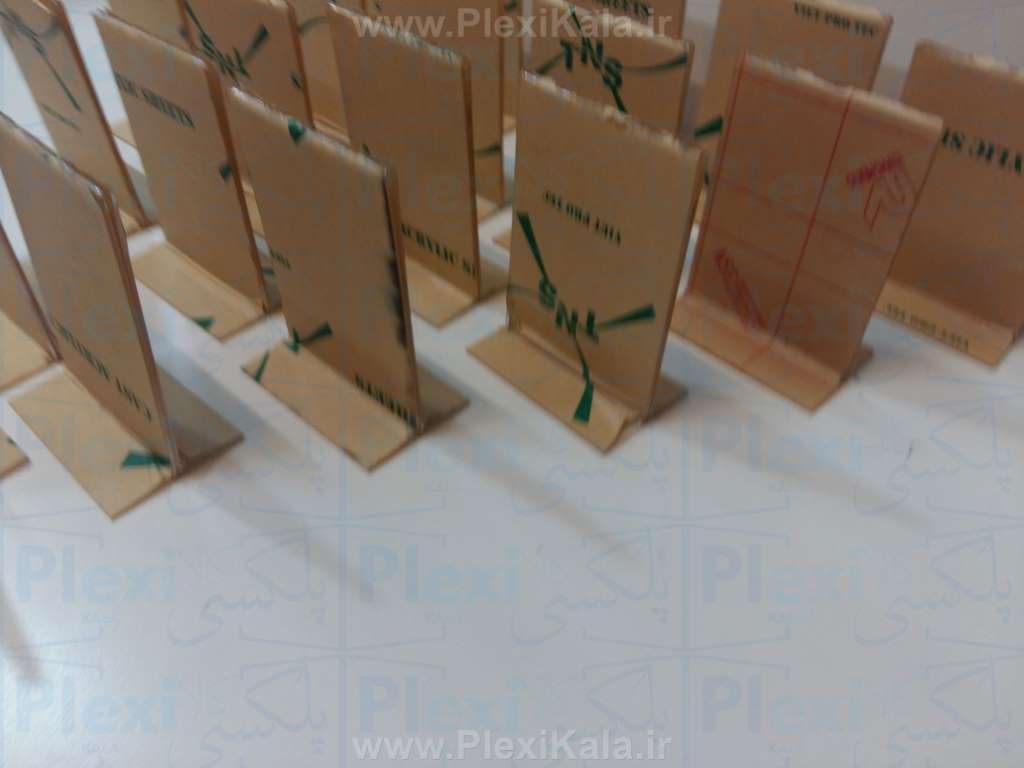 استند پلکسی دو طرفه